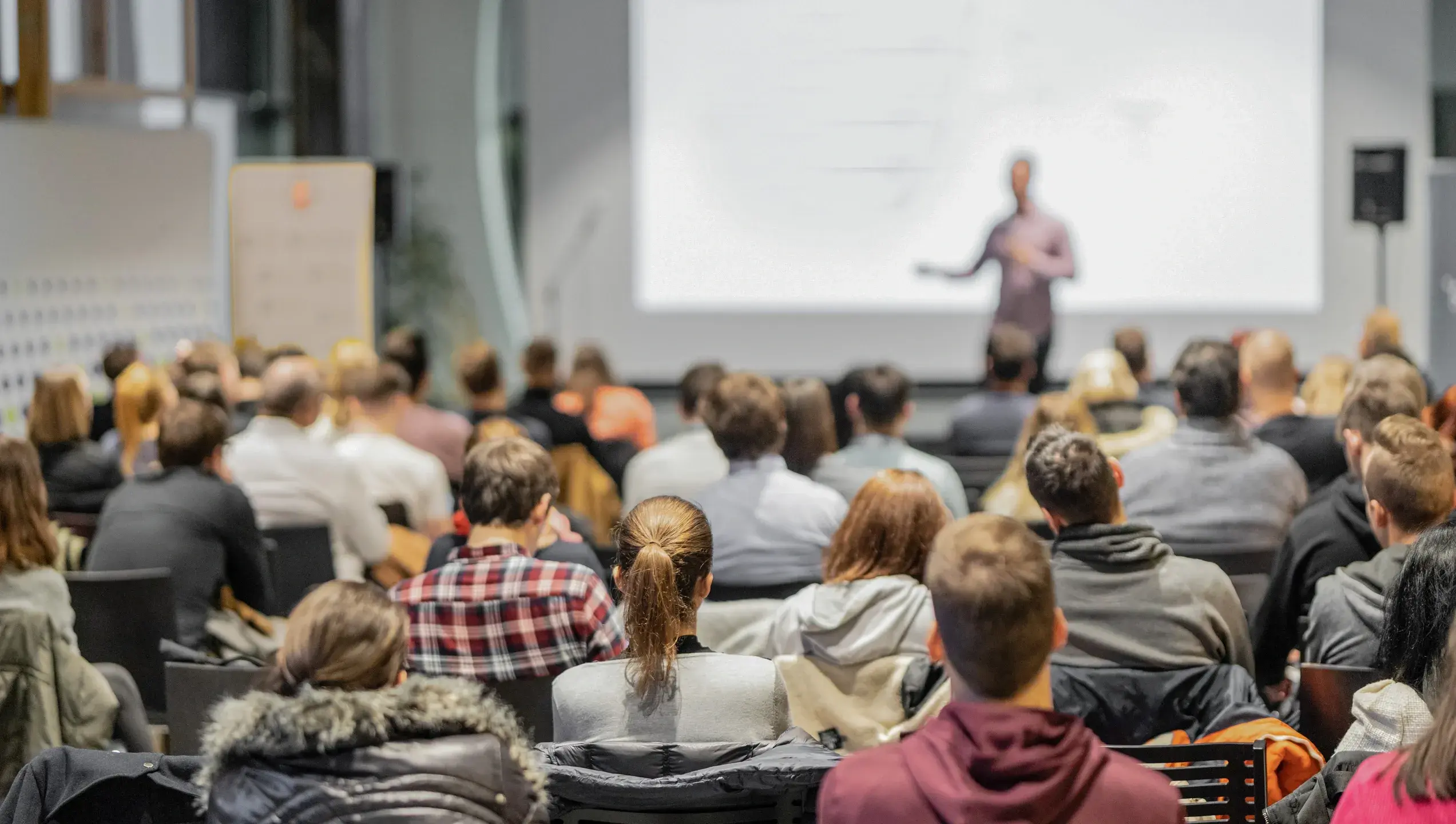 Class filled with students